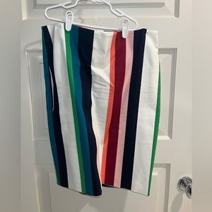 Ann Taylor striped pencil skirt